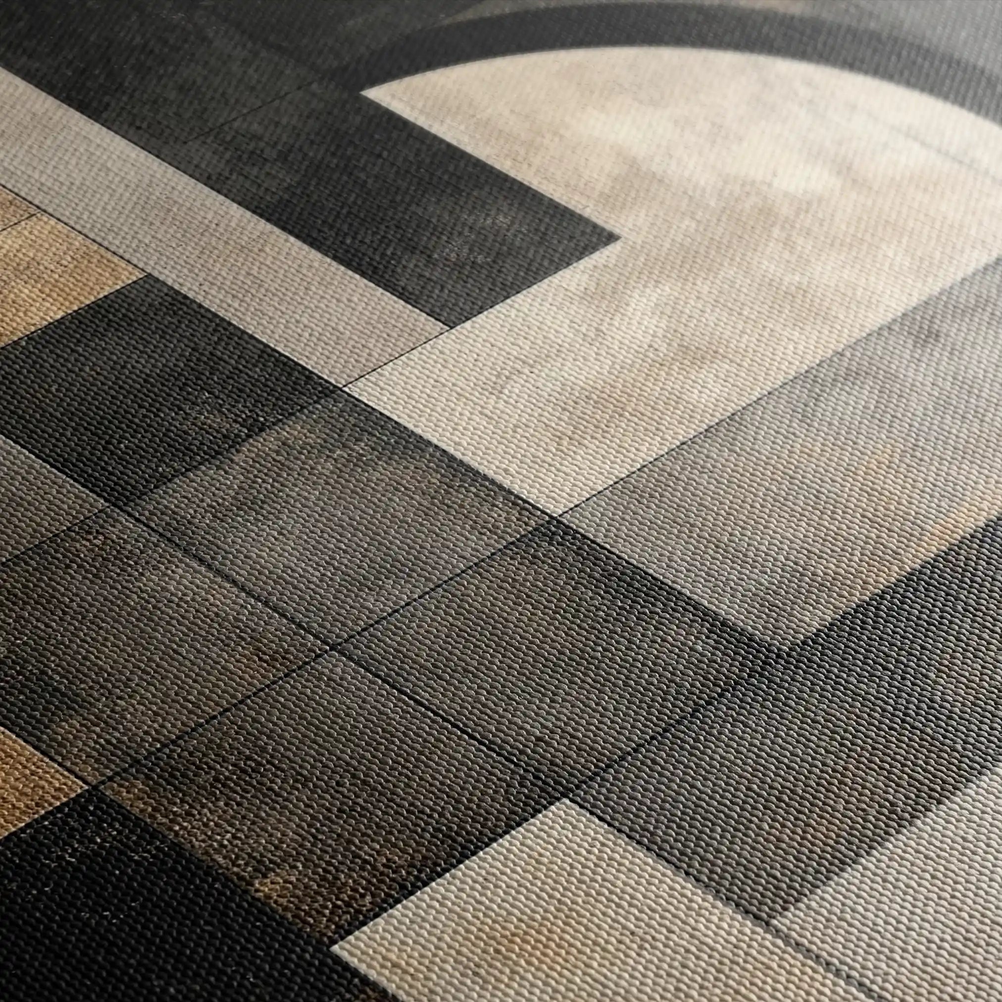 Abstract 644 Canvas Art 18" x 24" / 45 x 60 cm / Black