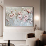 Floral 644 Canvas Art 18" x 24" / 45 x 60 cm / Black