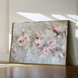 Floral 644 Canvas Art 18" x 24" / 45 x 60 cm / Black