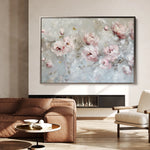 Floral 644 Canvas Art 18" x 24" / 45 x 60 cm / Black