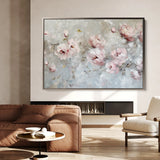 Floral 644 Canvas Art 18" x 24" / 45 x 60 cm / Black