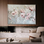 Floral 644 Canvas Art 18" x 24" / 45 x 60 cm / Black