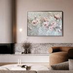 Floral 644 Canvas Art 18" x 24" / 45 x 60 cm / Black