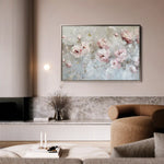 Floral 644 Canvas Art 60 x 40 cm / Black