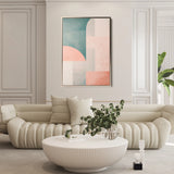 Abstract 645 Canvas Art 18" x 24" / 45 x 60 cm / Black