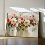 Floral 645 Canvas Art 18" x 24" / 45 x 60 cm / Black