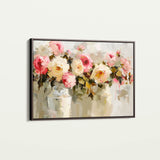 Floral 645 Canvas Art 18" x 24" / 45 x 60 cm / Black