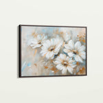 Floral 646 Canvas Art 18" x 24" / 45 x 60 cm / Black