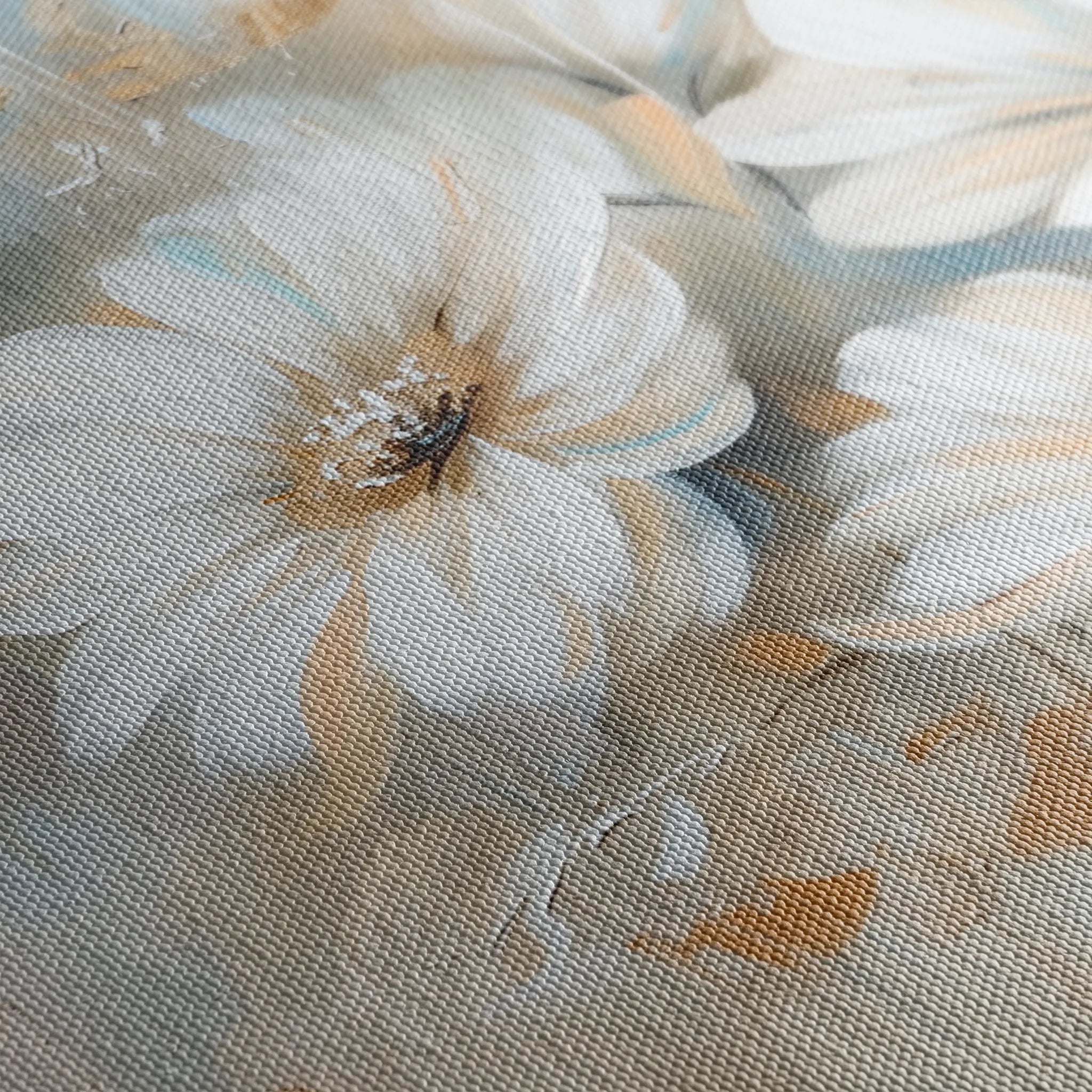 Floral 646 Canvas Art 18" x 24" / 45 x 60 cm / Black