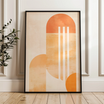 Abstract 647 Canvas Art 18" x 24" / 45 x 60 cm / Black