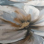 Floral 648 Canvas Art 18" x 24" / 45 x 60 cm / Black