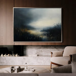 Abstract 649 Canvas Art 18" x 24" / 45 x 60 cm / Black