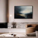 Abstract 649 Canvas Art 18" x 24" / 45 x 60 cm / Black