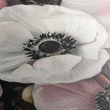 Floral 649 Canvas Art 18" x 24" / 45 x 60 cm / Black