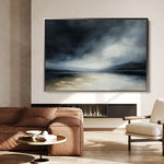 Abstract 650 Canvas Art 18" x 24" / 45 x 60 cm / Black