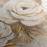 Floral 650 Canvas Art 18" x 24" / 45 x 60 cm / Black