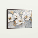 Floral 651 Canvas Art 18" x 24" / 45 x 60 cm / Black