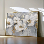 Floral 651 Canvas Art 60 x 40 cm / Black