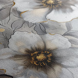 Floral 653 Canvas Art 18" x 24" / 45 x 60 cm / Black