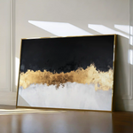 Abstract 654 Canvas Art 60 x 40 cm / Black
