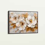 Floral 654 Canvas Art 18" x 24" / 45 x 60 cm / Black