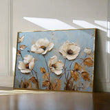 Floral 656 Canvas Art 18" x 24" / 45 x 60 cm / Black