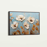 Floral 656 Canvas Art 18" x 24" / 45 x 60 cm / Black