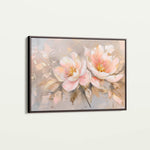 Floral 657 Canvas Art 18" x 24" / 45 x 60 cm / Black
