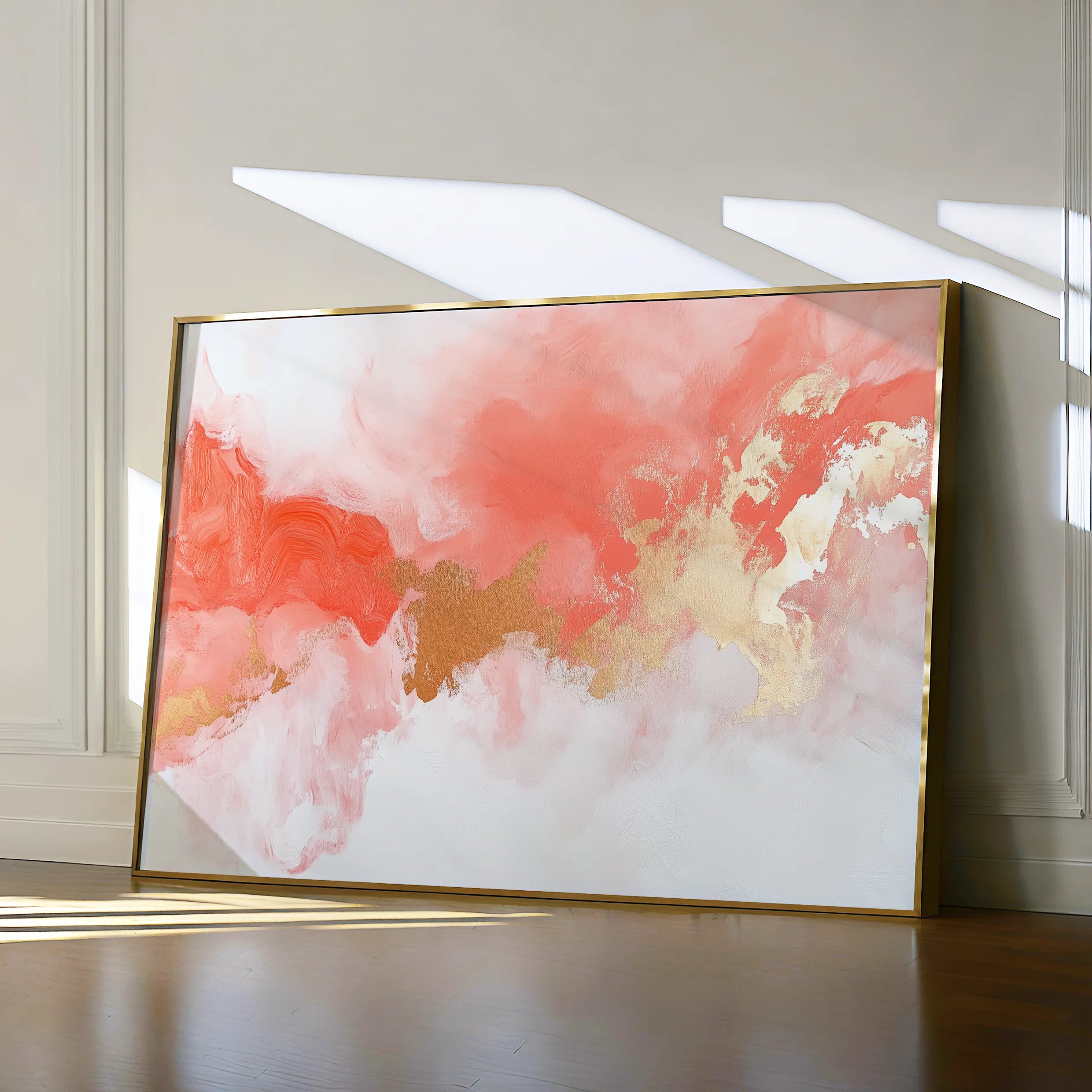 Abstract 658 Canvas Art 18" x 24" / 45 x 60 cm / Black