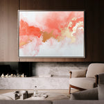 Abstract 658 Canvas Art 18" x 24" / 45 x 60 cm / Black