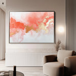 Abstract 658 Canvas Art 18" x 24" / 45 x 60 cm / Black
