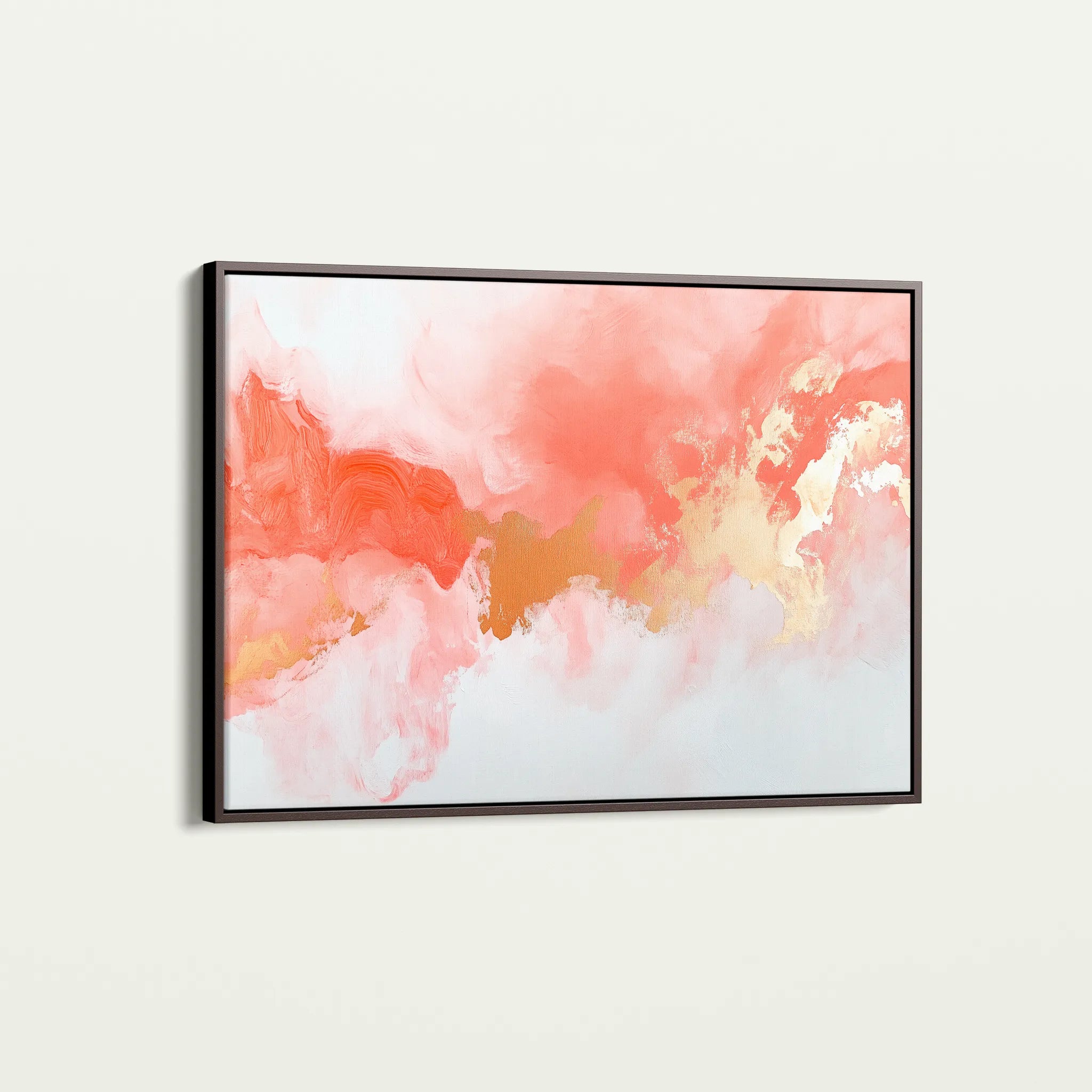 Abstract 658 Canvas Art 18" x 24" / 45 x 60 cm / Black