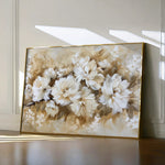 Floral 658 Canvas Art 18" x 24" / 45 x 60 cm / Black