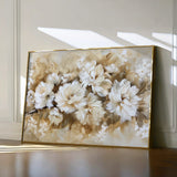 Floral 658 Canvas Art 18" x 24" / 45 x 60 cm / Black