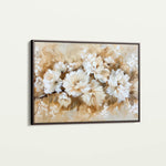 Floral 658 Canvas Art 18" x 24" / 45 x 60 cm / Black