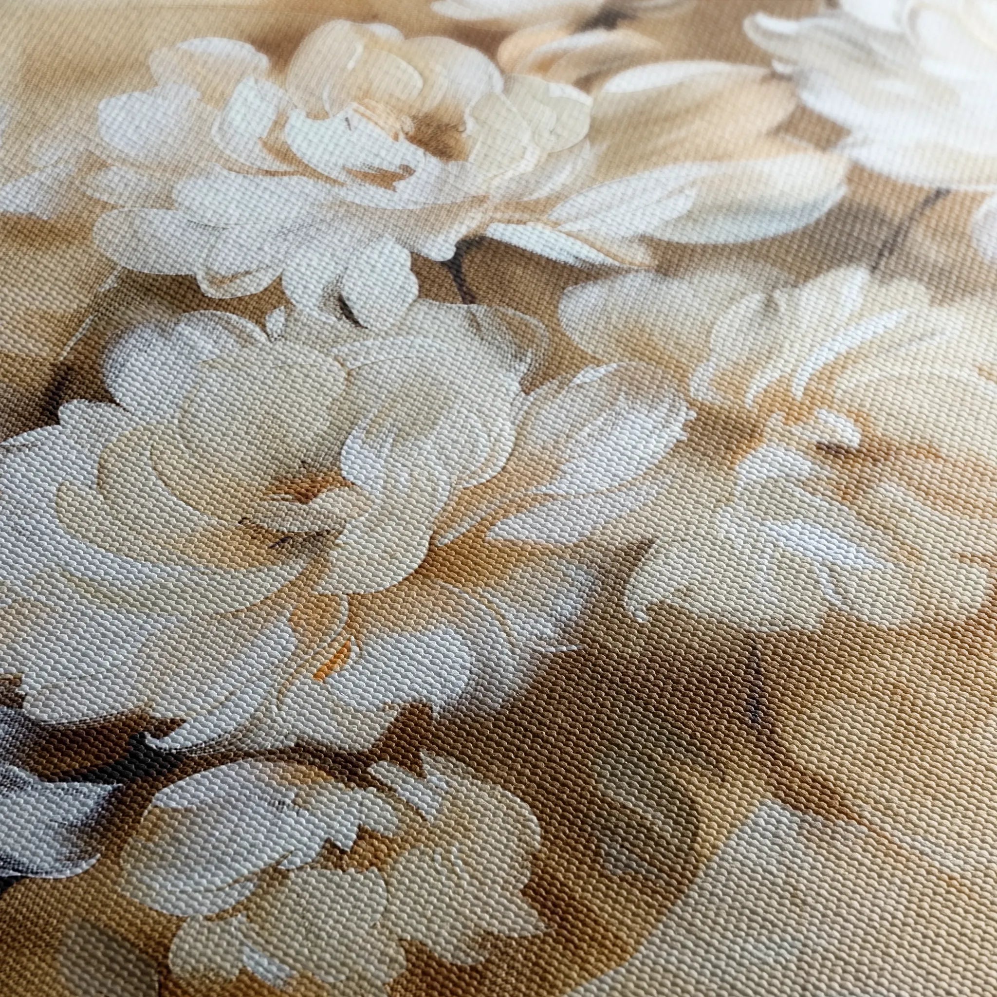 Floral 658 Canvas Art 18" x 24" / 45 x 60 cm / Black