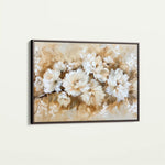 Floral 658 Canvas Art 60 x 40 cm / Black