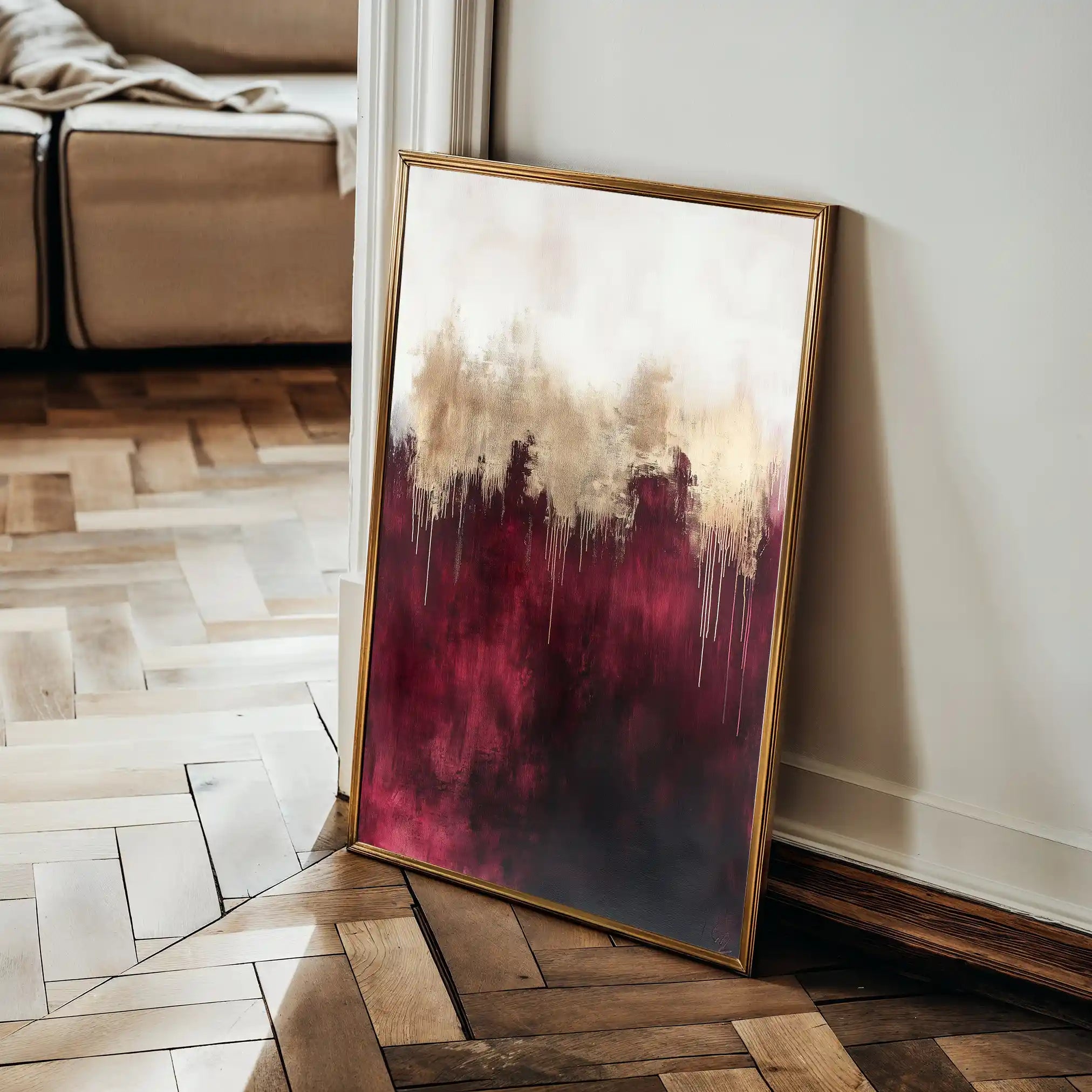 Abstract 659 Canvas Art 60 x 40 cm / Black