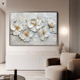 Floral 659 Canvas Art 18" x 24" / 45 x 60 cm / Black