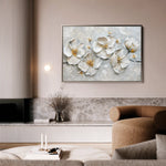 Floral 659 Canvas Art 18" x 24" / 45 x 60 cm / Black