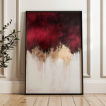 Abstract 660 Canvas Art 18" x 24" / 45 x 60 cm / Black