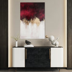 Abstract 660 Canvas Art 18" x 24" / 45 x 60 cm / Black