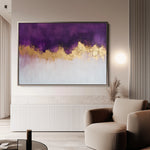 Abstract 661 Canvas Art 18" x 24" / 45 x 60 cm / Black