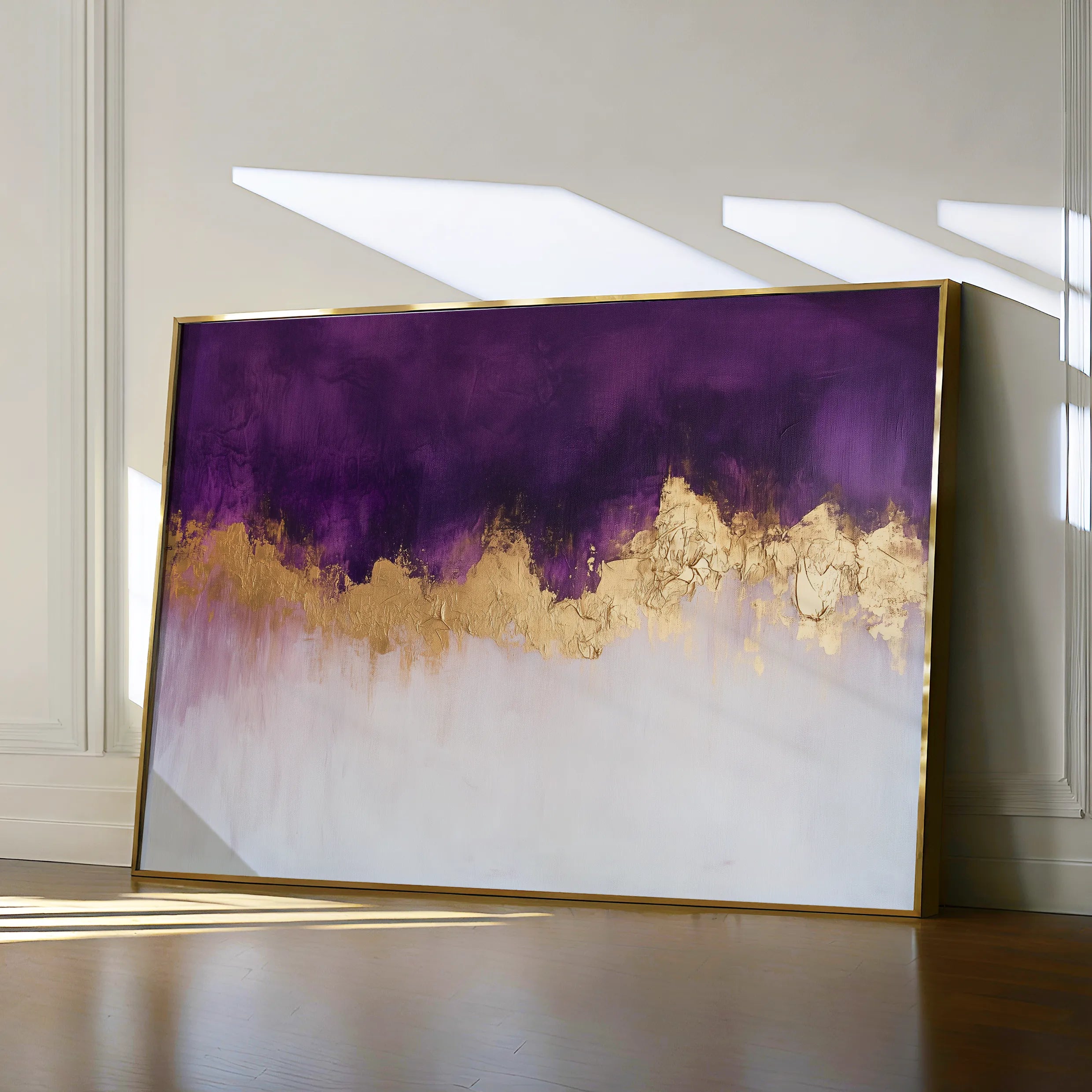 Abstract 661 Canvas Art 18" x 24" / 45 x 60 cm / Black