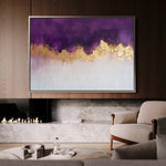 Abstract 661 Canvas Art 18" x 24" / 45 x 60 cm / Black