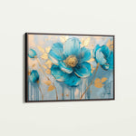 Floral 661 Canvas Art 18" x 24" / 45 x 60 cm / Black