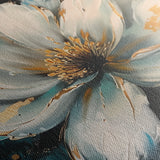 Floral 662 Canvas Art 18" x 24" / 45 x 60 cm / Black