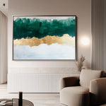 Abstract 663 Canvas Art 18" x 24" / 45 x 60 cm / Black