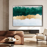 Abstract 663 Canvas Art 18" x 24" / 45 x 60 cm / Black