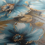 Floral 663 Canvas Art 18" x 24" / 45 x 60 cm / Black